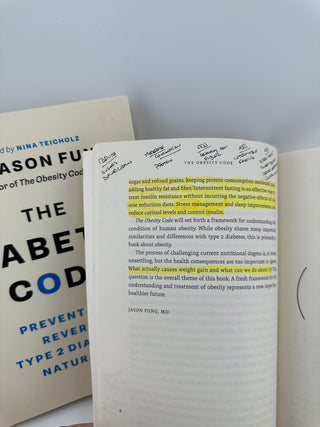 Jason Fung Obesity Code Diabetes Code 2 Book Lot