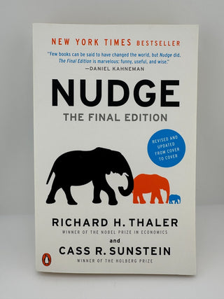 Nudge Final Edition Thaler Sunstein NEW Behavioral Economics