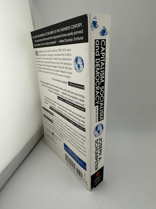 Capitalism, Socialism and Democracy 3rd Ed Joseph A Schumpeter PB Notes