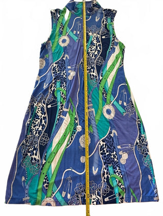 Gottex Life Style Sleeveless Printed Midi Dress Size S
