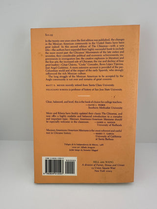 Mexican Americans American Mexicans Meier Rivera Chicano History Paperback