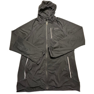 ASICS Men's Black Full Zip Hooded Running Jacket Athletic Size Medium