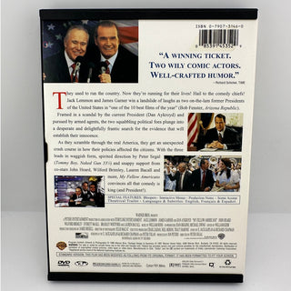 My Fellow Americans DVD Jack Lemmon James Garner Dan Aykroyd 1996 Comedy