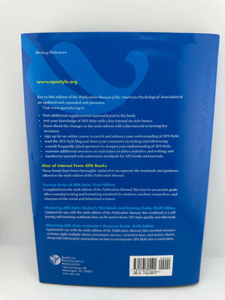 APA Publication Manual 6th Edition American Psychological Association PB