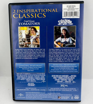 Fried Green Tomatoes Coal Miner's Daughter Double Feature DVD Sissy Spacek