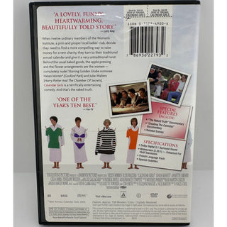 Calendar Girls DVD 2003 Helen Mirren Julie Walters Widescreen Touchstone