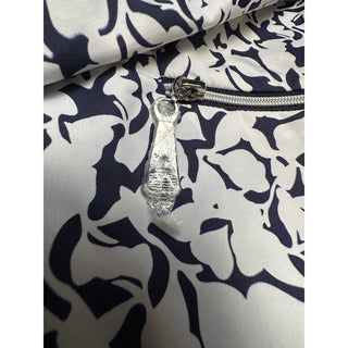 Green Lamb Women's Golf Jacket US 6 Navy White Floral Full Zip NWOT