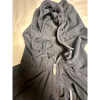 ASICS Men's Black Full Zip Hooded Running Jacket Athletic Size Medium