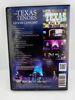 The Texas Tenors Live in Concert DVD 2012 Country Music Vocal Trio