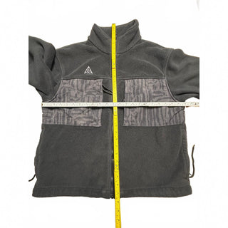 Nike ACG Men's Fleece Jacket Size Small Charcoal Gray Zipper