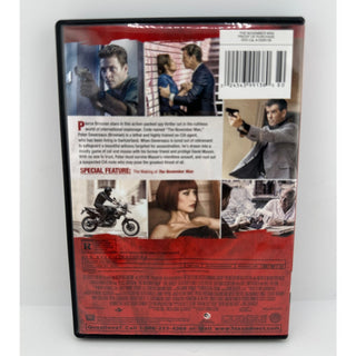 The November Man DVD Pierce Brosnan Luke Bracey 2014 Spy Action Thriller