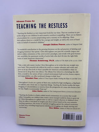 Teaching the Restless Chris Mercogliano 2003 Hardcover