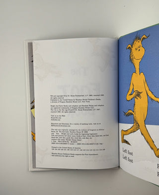 📘 The Foot Book by Dr. Seuss – Bright and Early Board Book for Beginning Reader