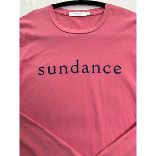 Mododoc Sundance Long Sleeve T Shirt Women M Pink Graphic Crewneck