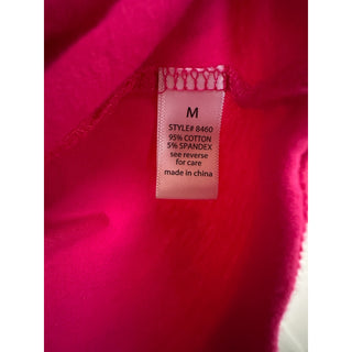 Active Basic Women’s Hot Pink Cami Slip Dress Size M Cotton Spandex Stretch