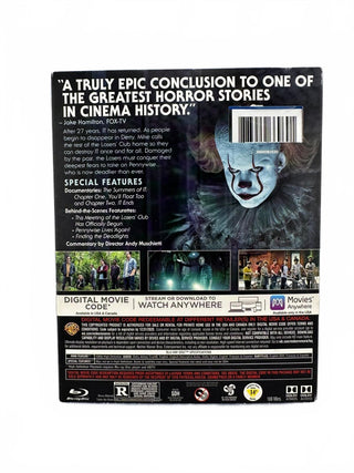 IT Chapter Two Blu-ray + DVD + Digital Code Steelbook Edition
