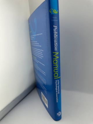 APA Publication Manual 6th Edition American Psychological Association PB