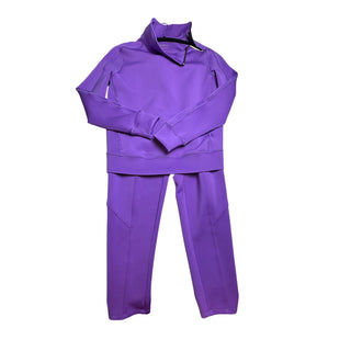 CEGOLFS Womens Small Purple 2 Piece Golf Track Suit Pullover Pants