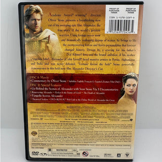 Alexander Director's Cut DVD 2-Disc Widescreen Colin Farrell Angelina Jolie