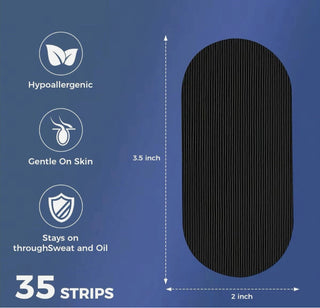 SISSTY Hypoallergenic Tape Silicone-Free Latex-Free 35PCS