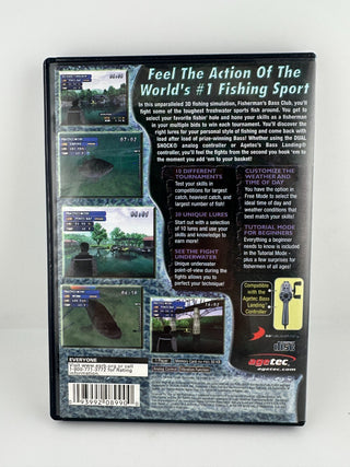 Fisherman's Bass Club PS2 PlayStation 2 Complete CIB Tested Agetec Fishing Game