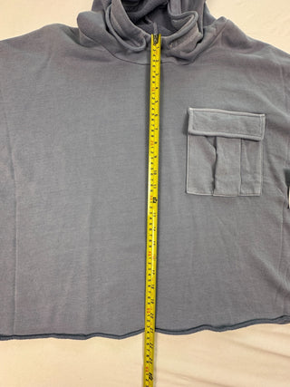 Sonoma Light Blue Hooded Sweatshirt with Chest Pocket Size L