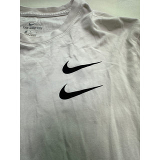 Nike The Nike Tee Long Sleeve White Cotton Shirt Size L