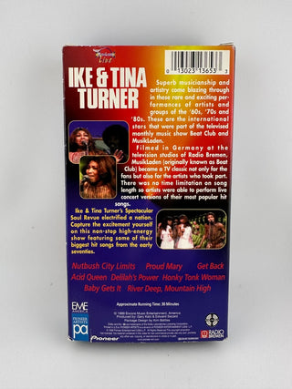 Ike & Tina Turner VHS 1999 The Best of MusikLaden Live Artists - RARE FIND!