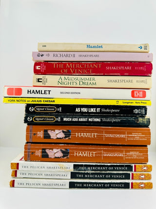 William Shakespeare 11 Book Lot Hamlet Merchant Venice