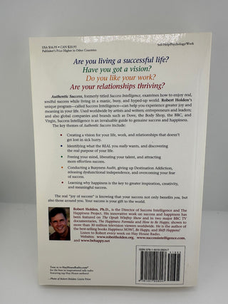 Authentic Success Robert Holden PhD Hay House Self Help Psychology Book