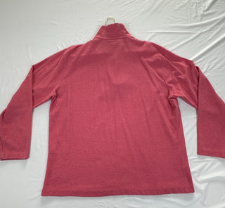 Izod Men's Red 1/4 Zip Pullover Sweater Size XL