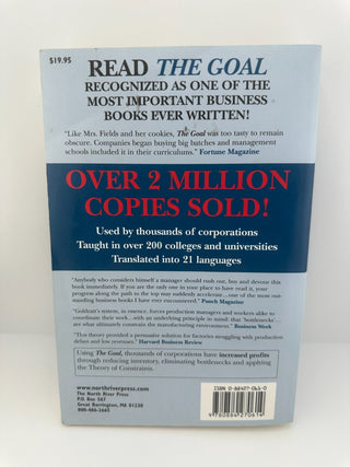 The Goal Goldratt Cox 2nd Revised Edition Business Book