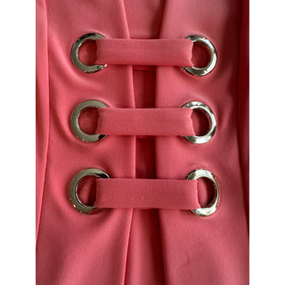 Joseph Ribkoff Coral Open Front Cardigan Jacket Womens Size 8 Canada Grommet