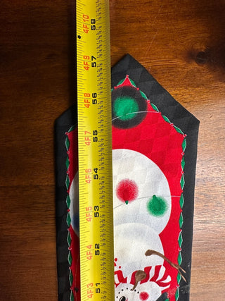 Vintage Christmas Snowman Silk Tie Made in Korea