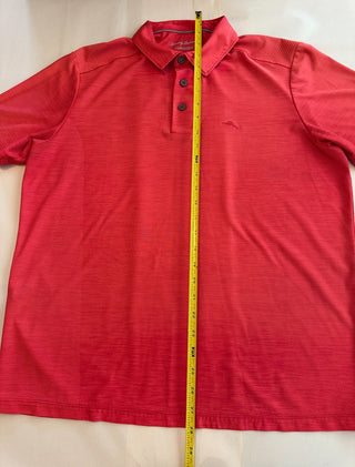 Tommy Bahama IslandZone Men's Red Polo Shirt M Medium