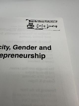Class Ethnicity Gender and Latino Entrepreneurship Routledge Paperback