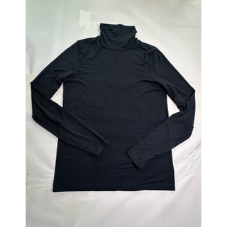 American Eagle Soft & Sexy Turtleneck Top Women's M Black Long Sleeve Stretch