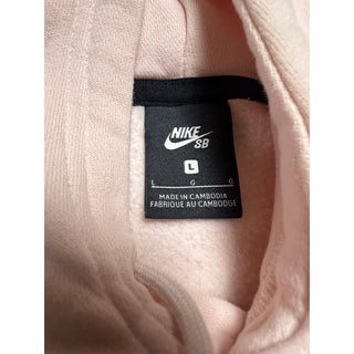 Nike SB Paul The Llama Hoodie Mens Large Pink Skateboarding Fleece Pullover L
