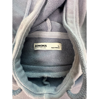 Women’s Sonoma Goods for Life Hoodie Sweatshirt Blue Large L Long Sleeve Pocket