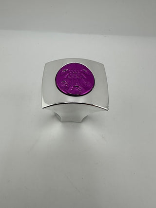 Silver Square Cap Round Purple Seal Old Style Gen 1-2