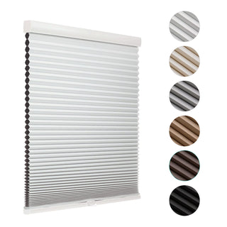 MYshade 33x72 Cordless Blackout Cellular Shades Honeycomb Blinds White