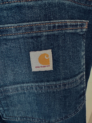 Carhartt Slim Fit Women's Jeans Size 14 Slim Blue Denim