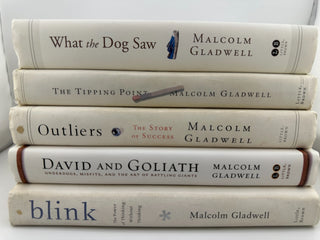 Malcolm Gladwell 5 Book Hardcover Lot Blink Outliers