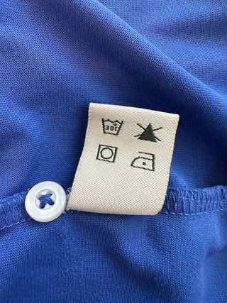 Donald Ross Men's Medium Blue Polo Shirt Classic Casual Golf
