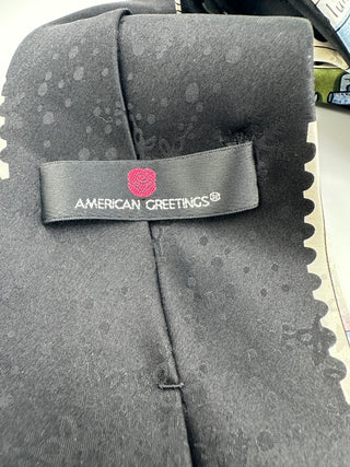 American Greetings Novelty Snowman Stamp Print Men's Tie