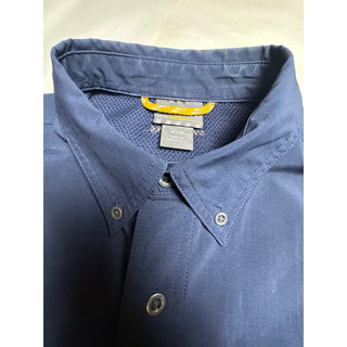 Ariat Rebar Built to Last Men's M Blue Short Sleeve Work Shirt Western Outdoor