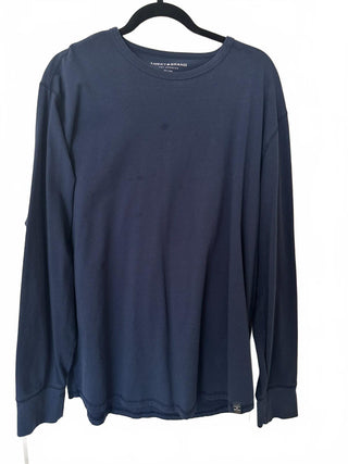 Lucky Brand Men's Navy Blue Long Sleeve Shirt XL