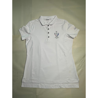 PING Solheim Cup 2023 Womens US 6 White Golf Polo Finca Cortesin Spain Shirt