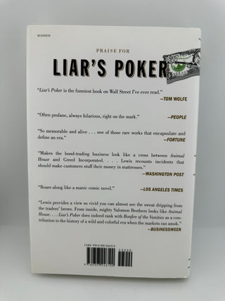 Liars Poker Michael Lewis NEW 25th Anniversary Hardcover
