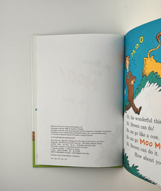 Mr. Brown Can Moo! Can You? by Dr. Seuss - Bright and Early Books for Beginning